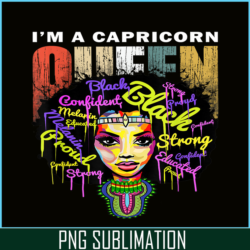 CPB28102338-I Am A Capricorn PNG Black Woman PNG Zodiac Sign PNG.png