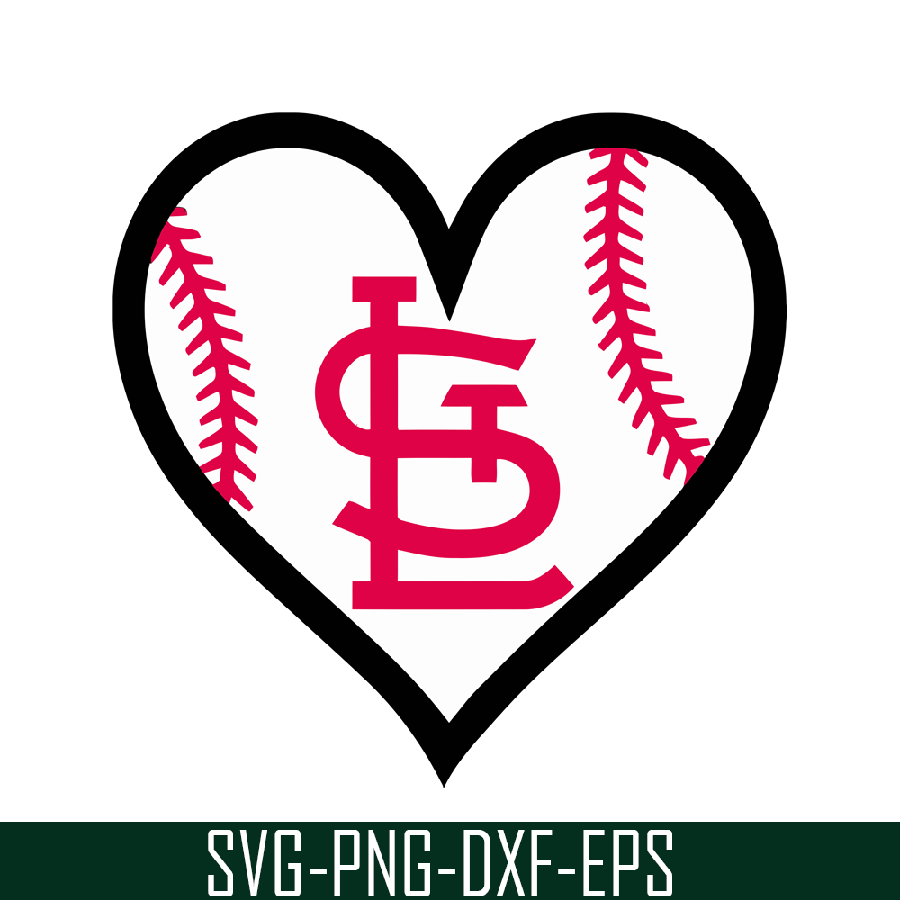 MLB2041223109-St. Louis Cardinals The Heart SVG, Major League Baseball SVG, Baseball SVG MLB2041223109.png