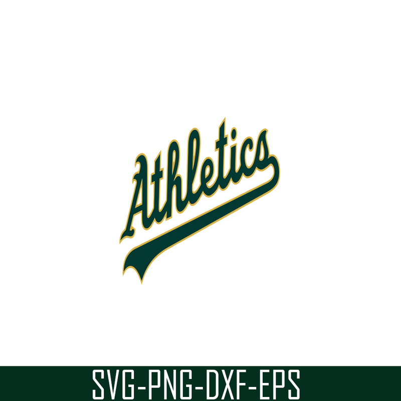 MLB204122341-Athletics The Text SVG, Major League Baseball SVG, Baseball SVG MLB204122341.png