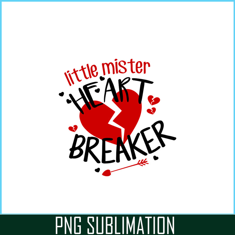 VLT21102313-Little Mister Heart Breaker PNG, Break Valentine PNG, Valentine Holidays PNG.png