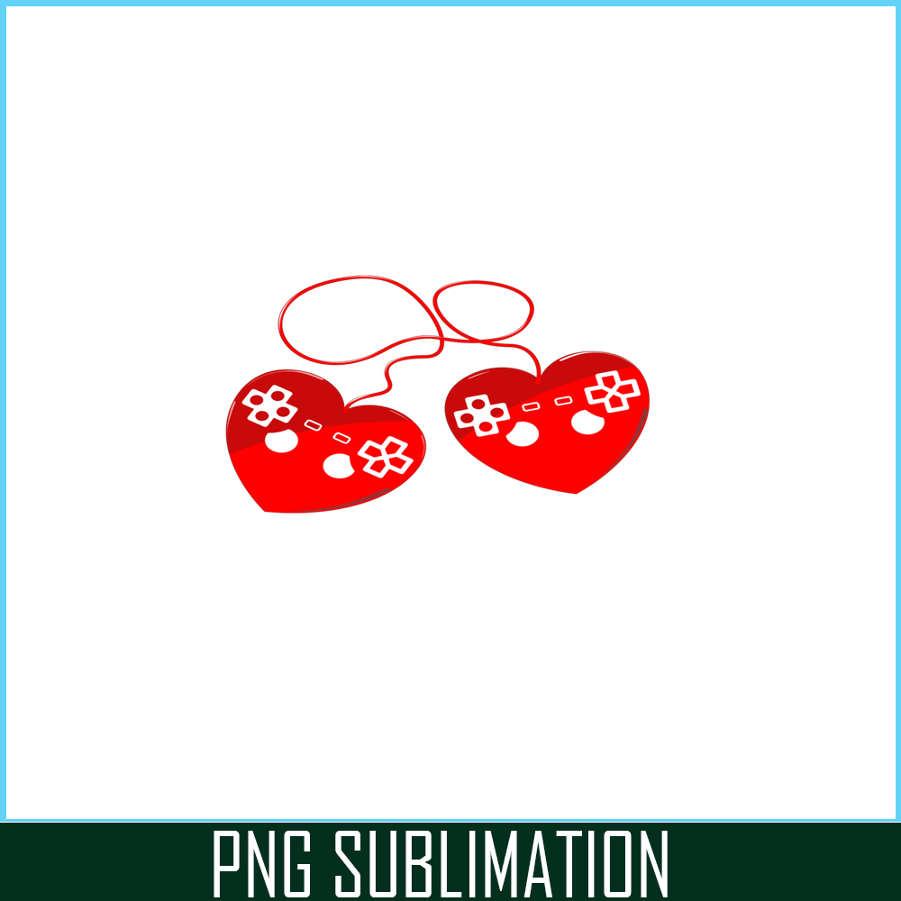 VLT21102375-Game Controller PNG, Sweet Valentine PNG, Valentine Holidays PNG.png