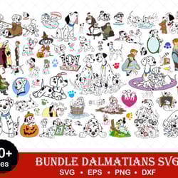 new dalmatian svg bundle , dog svg , cut files for cricut and laser engraving ,dog bundle svg and dxf files