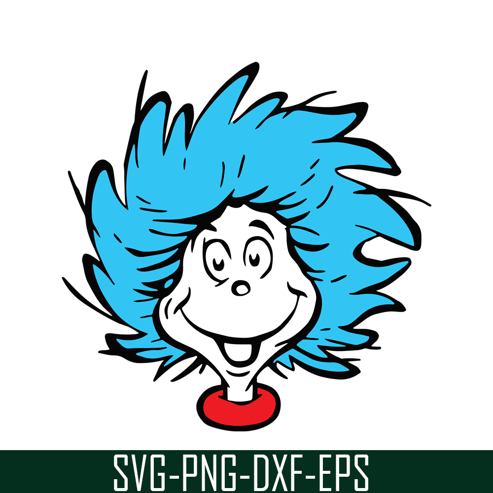 DS104122337-Thing 1 Character SVG, Dr Seuss SVG, Cat in the Hat SVG DS104122337.png