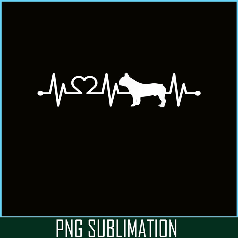 HL161023159-Heartbeat French Bulldog PNG, Frenchie Bulldog PNG, French Dog Artwork PNG.png