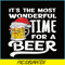 BEER28102350-The Most Wonderful Time For A Beer Beer Christmas Beer PNG Beer Santa PNG.png