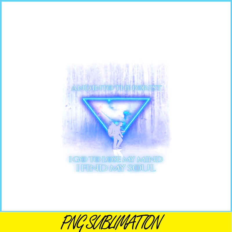 CAMP07112306-AND INTO THE FOREST PNG Neon Triangle PNG Camping Lover PNg.png