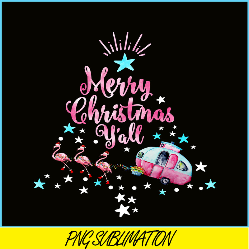 CAMP07112375-Merry Christmas Y'all PNG Watercolor Crane Rickshaw PNG Camper Christmas Tree PNG.png