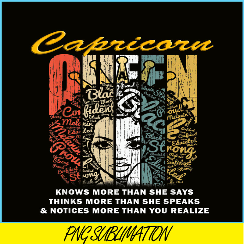 CPB28102339-Capricorn Quotes PNG Black Capricorn Queen PNG Zodiac Sign PNG.png