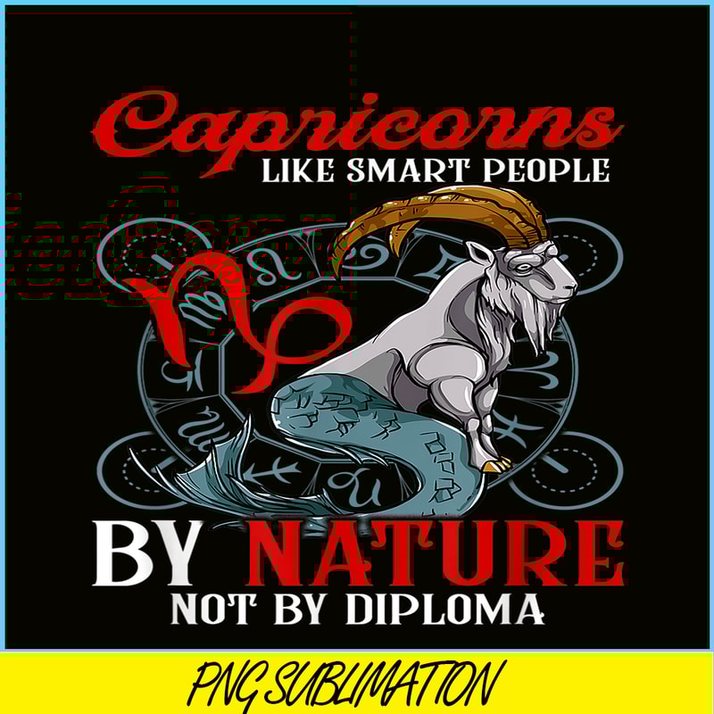 CPB28102343-Capricorn Wise Goat PNG Astrology Art PNG Horoscope Lovers Gift PNG.png