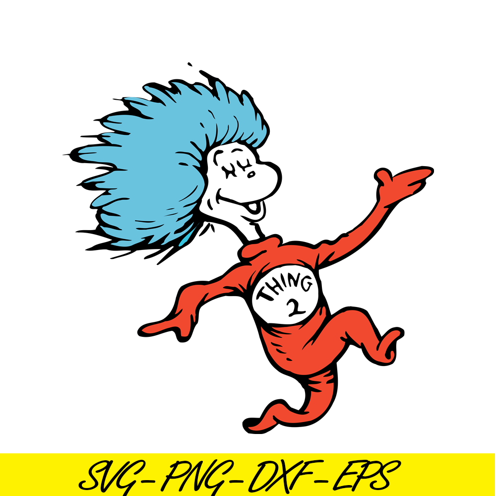 DS104122333-Happy Thing 2 SVG, Dr Seuss SVG, Cat in the Hat SVG DS104122333.png