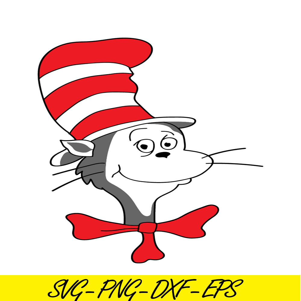DS205122385-The Happy Face Of The Cat SVG, Dr Seuss SVG, Cat In The Hat SVG DS205122385.png