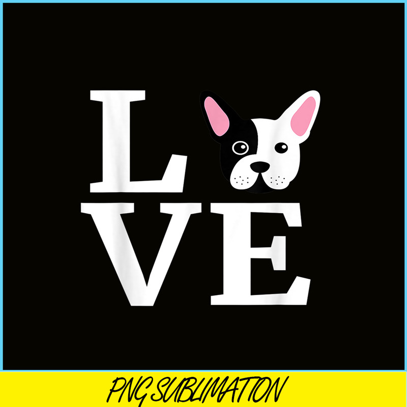 HL161023100-French Bulldog Love PNG, Frenchie Dog Lover PNG, French Dog Artwork PNG.png