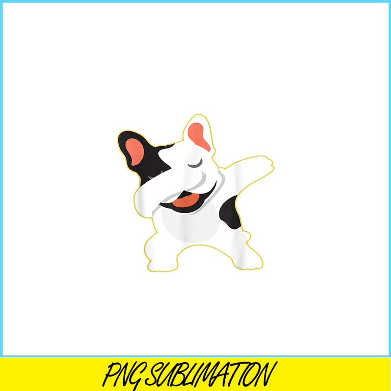 HL16102327-Dabbing French Bulldog PNG, Frenchie Dog Lover PNG, Bulldog Mascot PNG.png