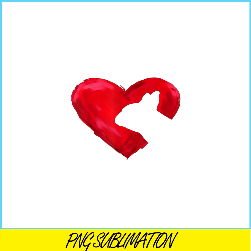 HL16102365-French Bulldog Heart Silhouette PNG, Frenchie Dog Lover PNG, French Dog Artwork PNG.png