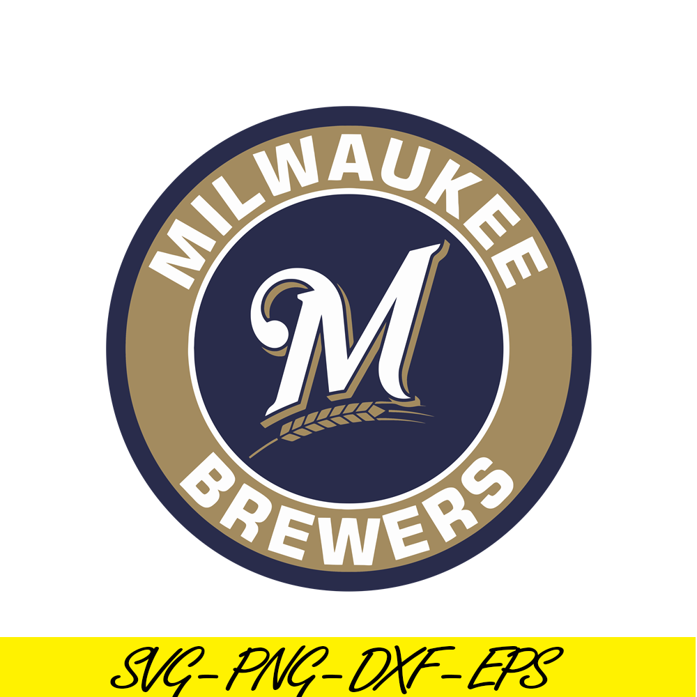 MLB011223151-Milwaukee Brewers Simple Logo SVG, Major League Baseball SVG, MLB Lovers SVG MLB011223151.png
