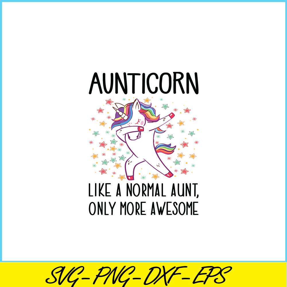 PNG14102346-Aunticorn Like An Aunt Only Awesome Dabbing Unicorn Premium Scoop T-Shirt Png.png