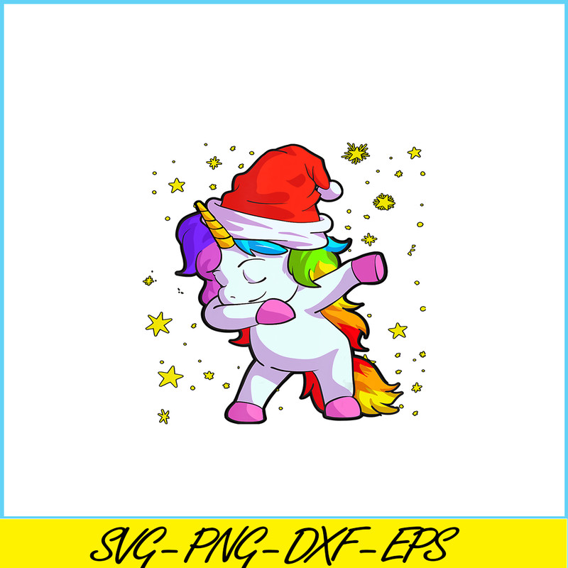PNG14102350-Christmas Unicorn Shirt for Girls Santa Hat Xmas Gift Women T-Shirt Png.png