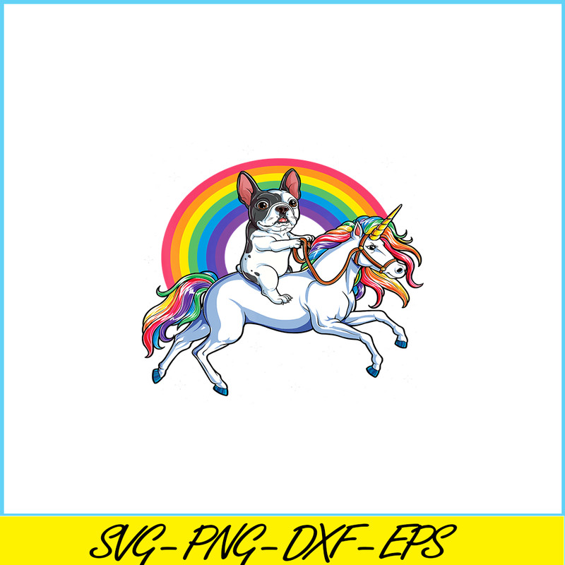 PNG14102358-French Bulldog Unicorn Shirt Girls Space Galaxy Frenchicorn T-Shirt Png.png