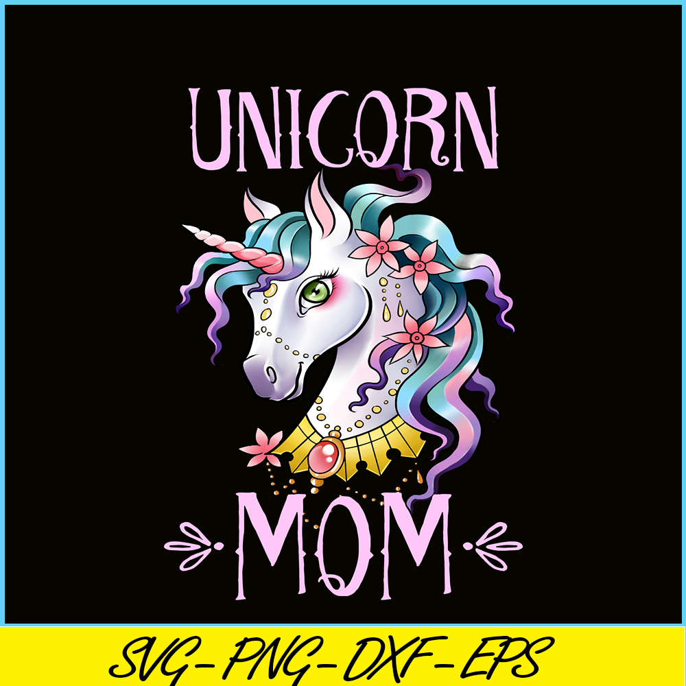 PNG141023680-Unicorn Mom - Unicorns Mama Theme Birthday Mother T Shirt Slim Fit T-Shirt Png.png