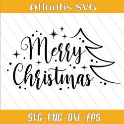 merry christmas tree 2024 svg dxf, christmas tree 2024 happy svg dxf, decorate christmas tree 2024 svg png eps dxf
