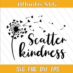 scatter kindness dandelion heart svg png, heart dandelion blowing svg png, heart dandelion flower happy svg png eps dxf