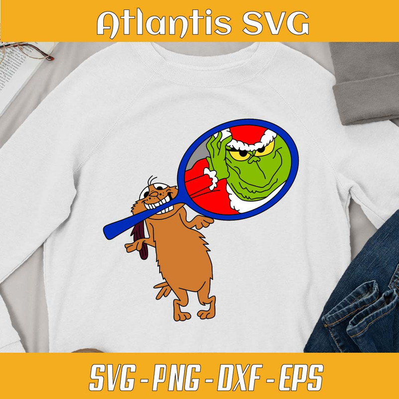 Grinch & Reindeer Funny Christmas.jpg