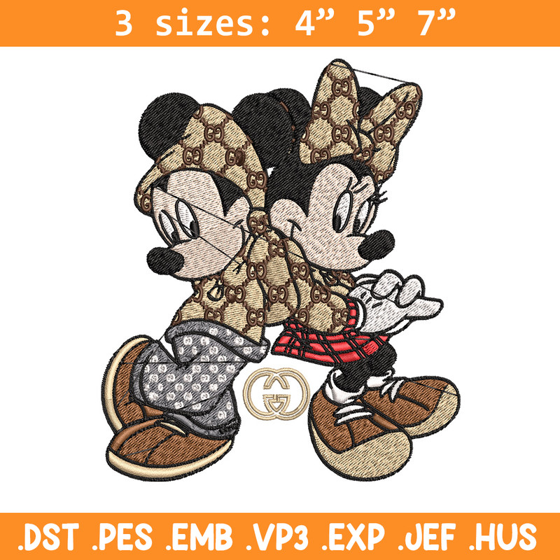 Couple gucci mouse Embroidery Design, Gucci Embroidery, Embroidery File, Logo shirt,Sport Embroidery, Digital download.jpg