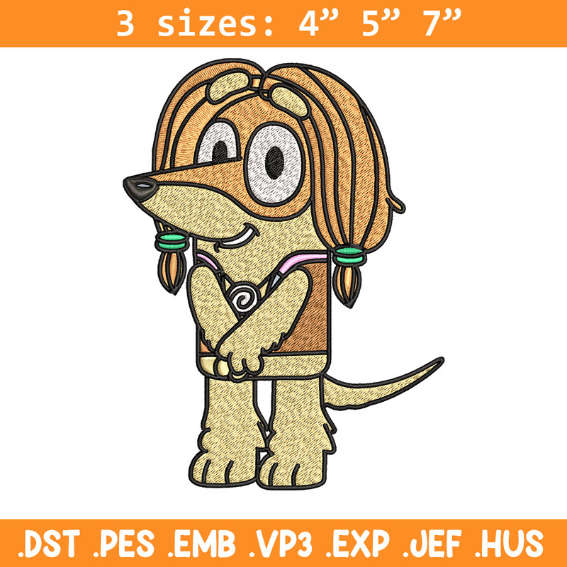 Indy Bluey Embroidery, Bluey cartoon Embroidery, Embroidery File, cartoon design, cartoon shirt, Digital download..jpg