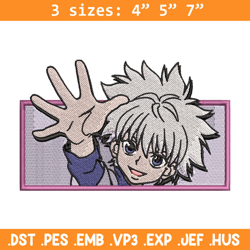 Killua nike embroidery design, Hunter x hunter embroidery, nike design, Logo shirt, anime shirt, digital download.jpg