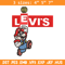 Levi's Mario Embroidery design, Levi's Mario Embroidery, cartoon design, Embroidery File, Levi's logo, Instant download.jpg