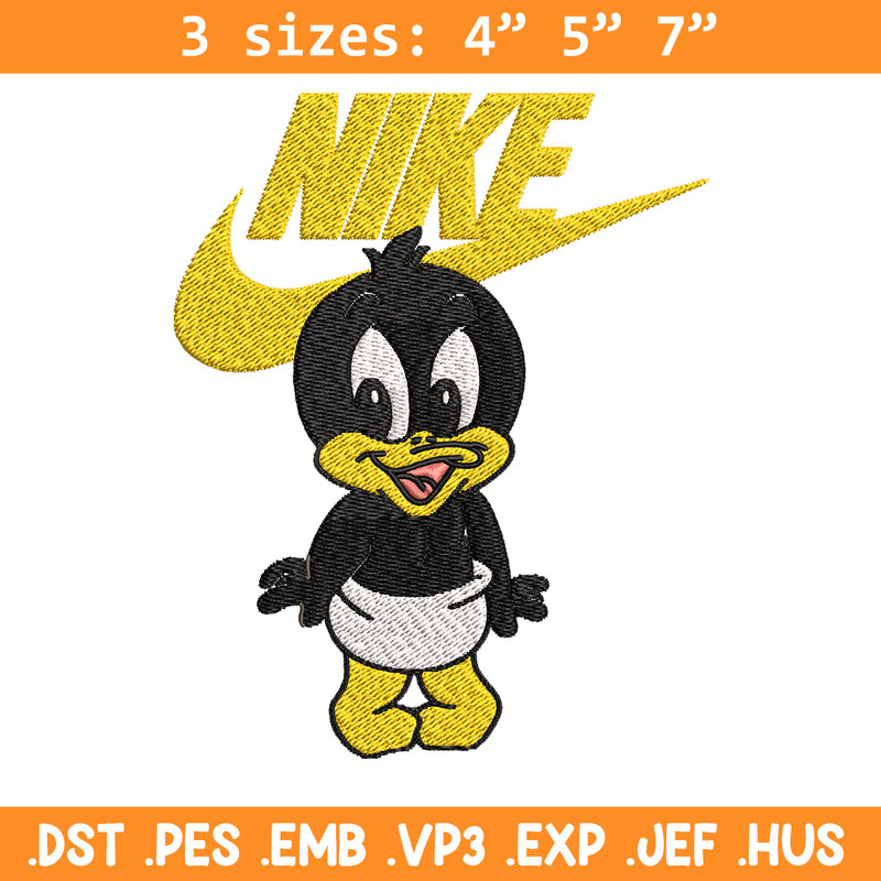 Looney Tunes Nike Embroidery design, Looney Tunes Embroidery, Nike design, Embroidery file, logo shirt, Instant download.jpg