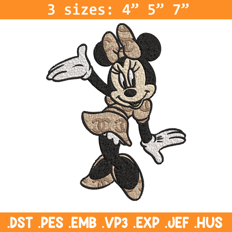 Minnie funny Embroidery Design, Gucci Embroidery, Brand Embroidery, Embroidery File, Logo shirt, Digital download.jpg