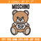 Moschino Kids Teddy logo Embroidery design, Moschino Embroidery, logo design, Embroidery File, Instant download..jpg