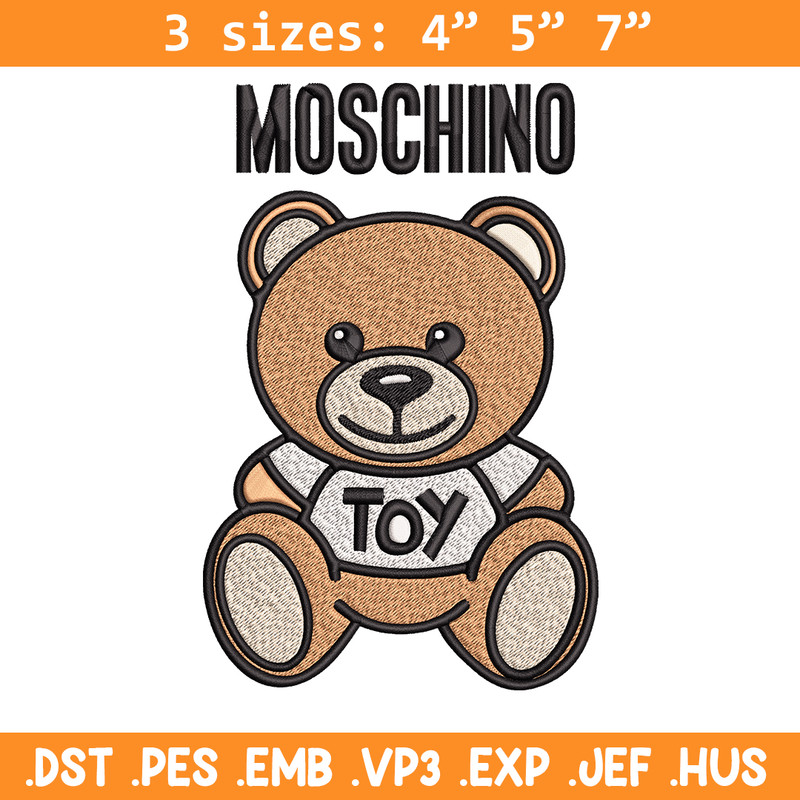 Moschino Kids Teddy logo Embroidery design, Moschino Embroidery, logo design, Embroidery File, Instant download..jpg