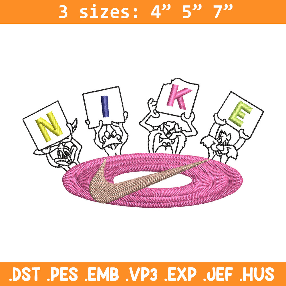 Nike cartoon embroidery design, Cartoon embroidery, Nike design, Embroidery shirt, Embroidery file, Digital download.jpg