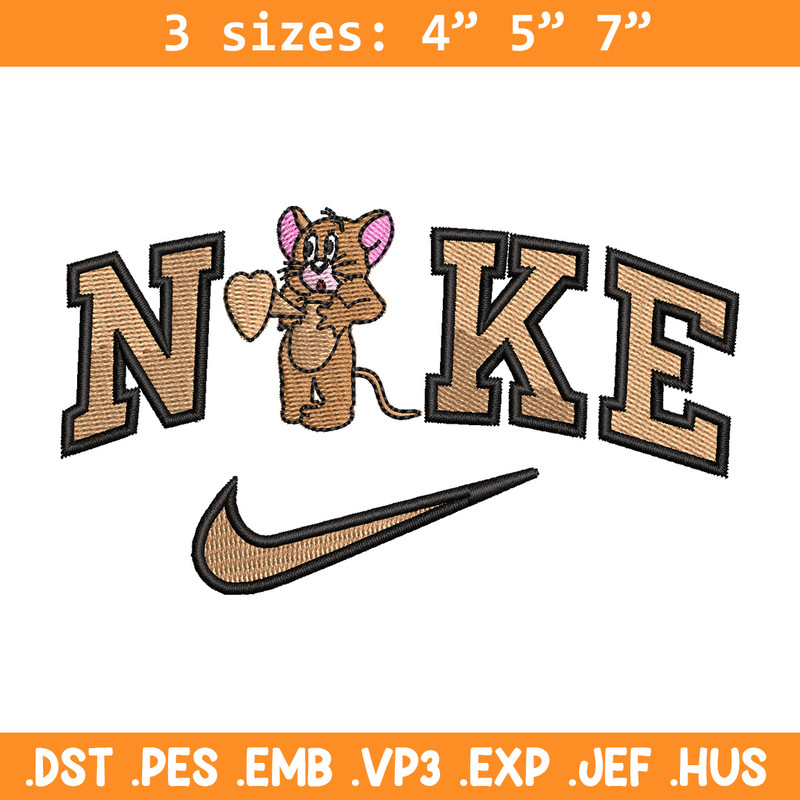 Nike jerry embroidery design, Jerry embroidery, Nike design, Embroidery shirt, Embroidery file, Digital download.jpg