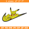 Nike Pikachu embroidery design, Pokemon embroidery, Nike design, anime design, anime shirt, Digital download.jpg