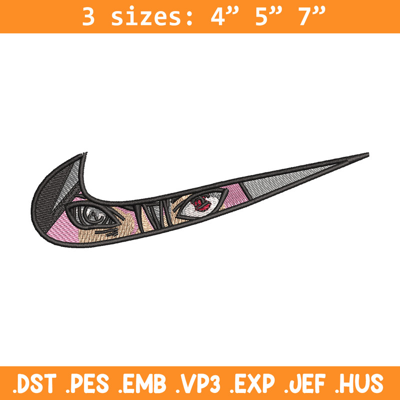 Nike sasuke embroidery design, Naruto embroidery, Emb design, Embroidery shirt, Embroidery file, Digital download.jpg