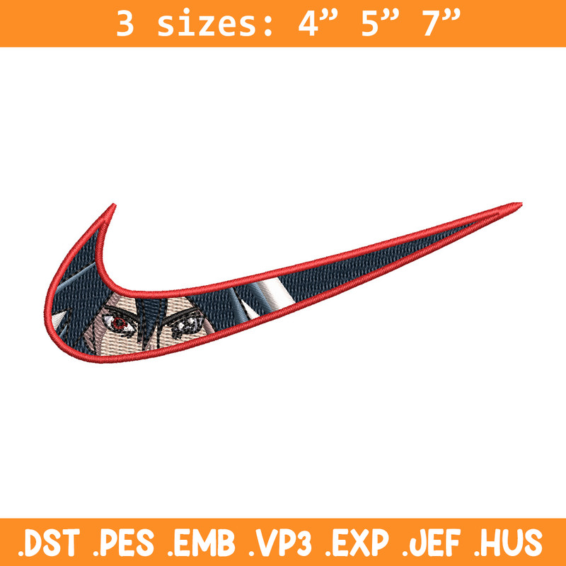 Nike sasuke eyes embroidery design, Naruto embroidery, Nike design, Embroidery shirt, Embroidery file, Digital download.jpg