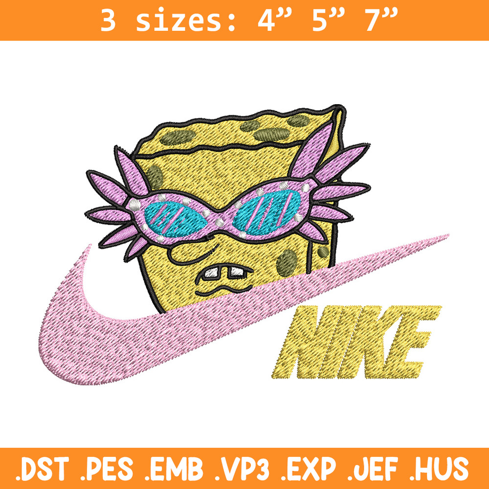 Nike spongebob Embroidery Design, Nike Embroidery, Brand Embroidery, Embroidery File, Logo shirt, Digital download.jpg