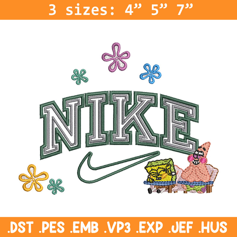 Nike spongebob embroidery design, Spongebob embroidery, Nike design, Embroidery shirt, Embroidery file,Digital download.jpg