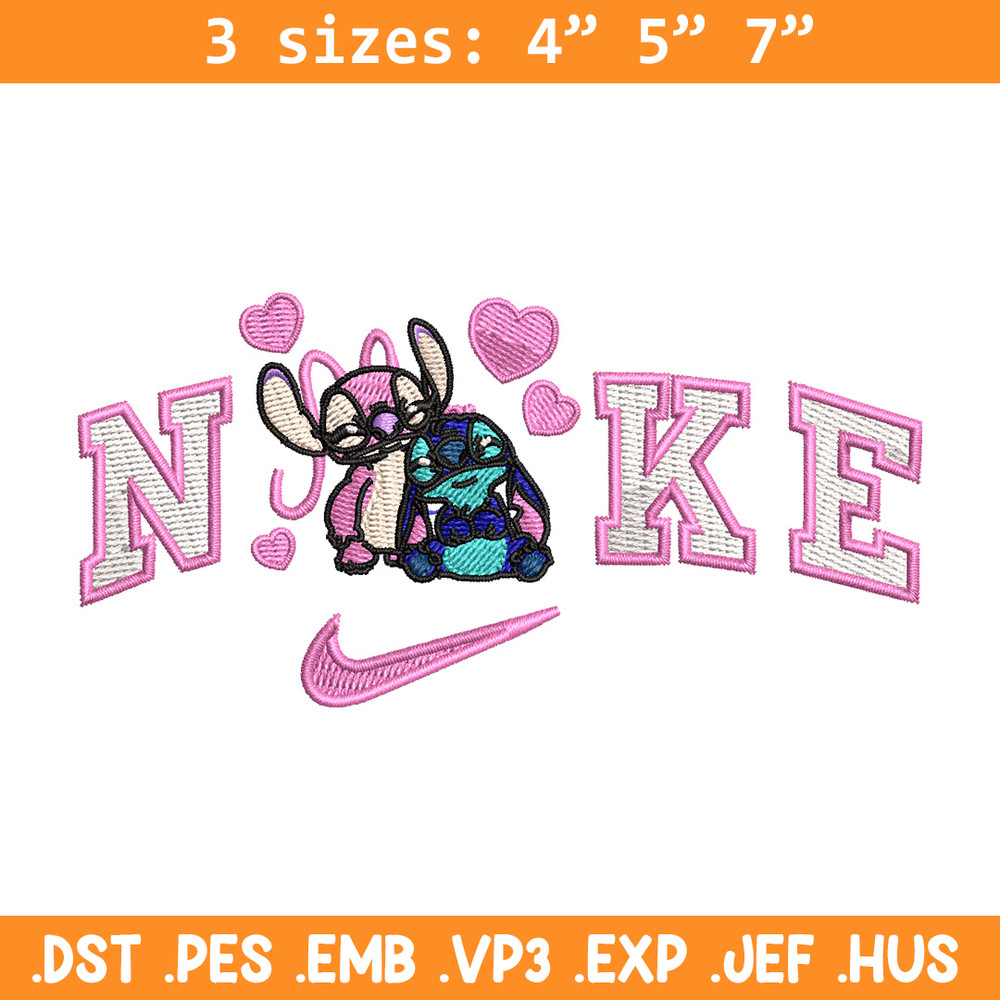 Nike stitch love embroidery design, Stitch embroidery, Nike design, Embroidery file,Embroidery shirt, Digital download.jpg
