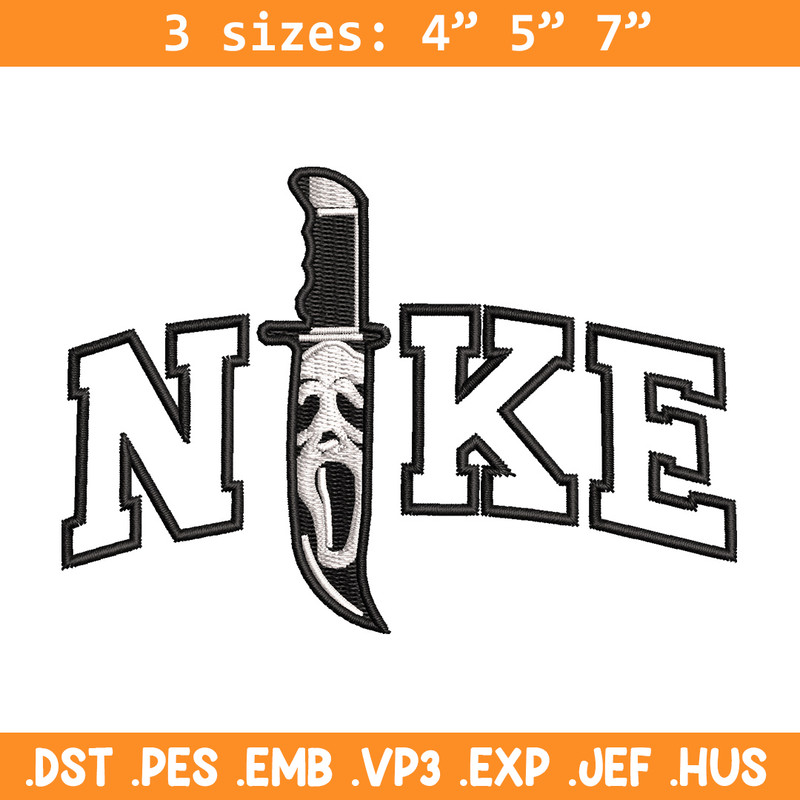 Nike x knife embroidery design, Horror embroidery, Nike design, Embroidery shirt, Embroidery file, Digital download.jpg