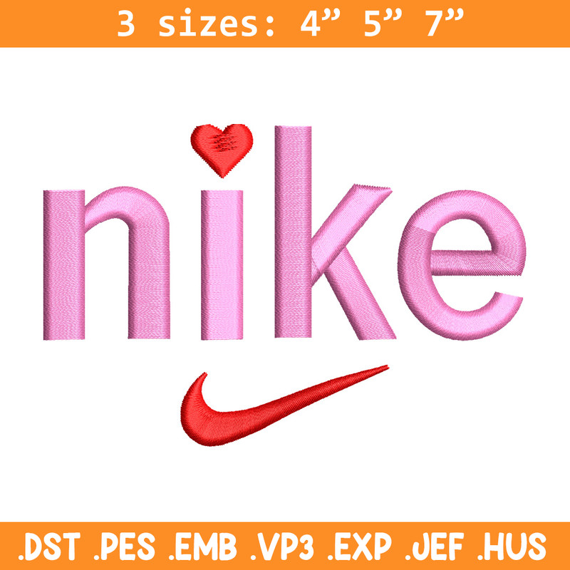 Nike x pink embroidery design, Nike embroidery, Nike design, Embroidery shirt, Embroidery file, Digital download.jpg