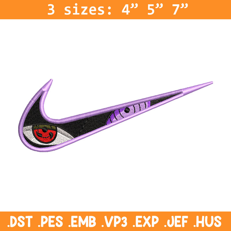 Sharingan Nike embroidery design, Naruto embroidery, Nike design, anime design, anime shirt, Digital download.jpg