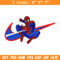spaiderman Nike Logo embroidery design, spaiderman embroidery, Nike design, Logo shirt, digital download.jpg