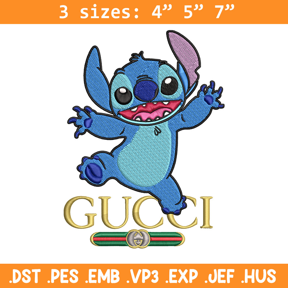 Stitch Gucii Embroidery design, Stitch Gucii Embroidery, cartoon design, Embroidery File, Instant download..jpg