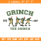 The grinch est embroidery design,Grinch embroidery, Chrismas design, Embroidery shirt, Embroidery file, Digital download.jpg