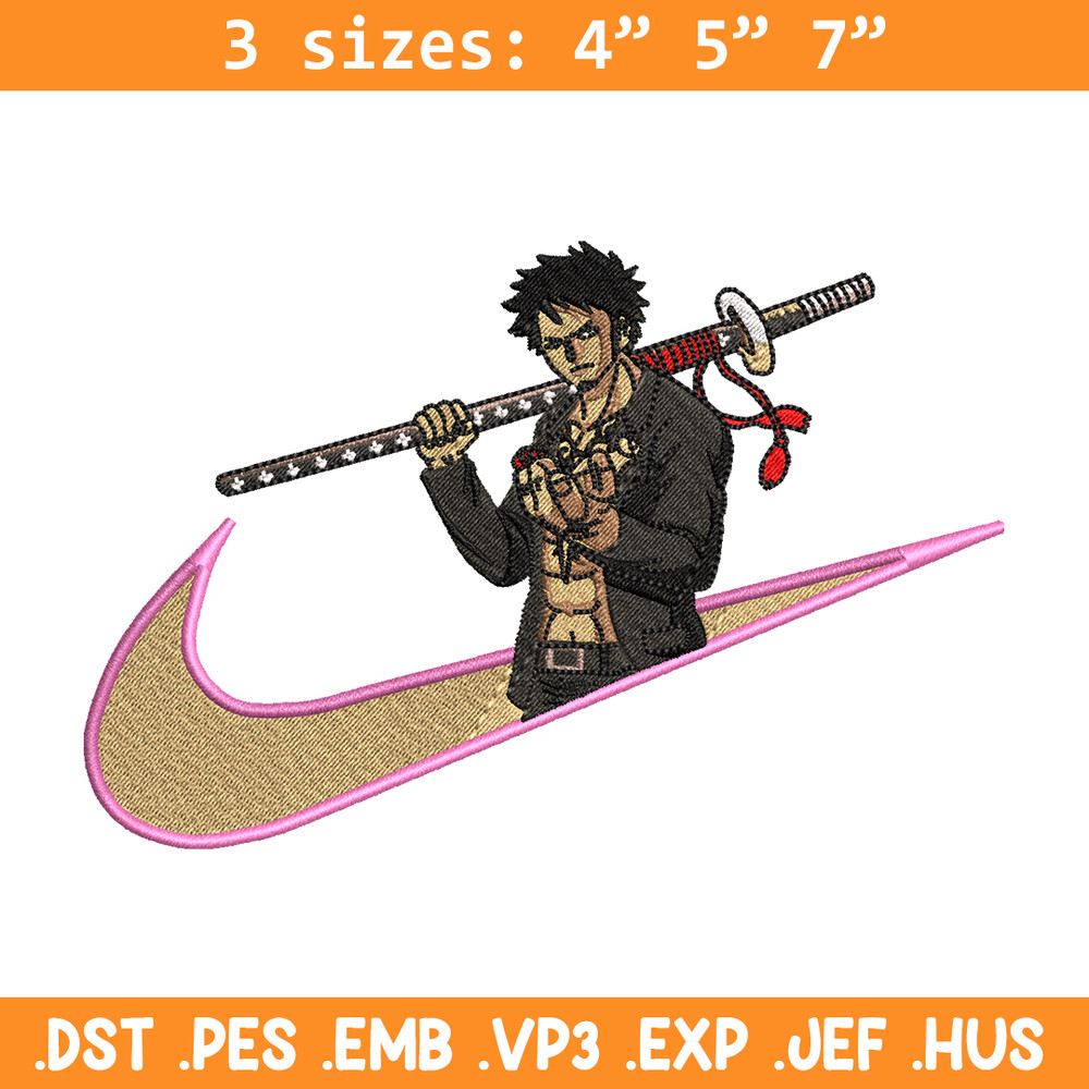 Trafalgar d. Water Law Nike embroidery design, One Piece embroidery, Nike design, anime design, Digital download.jpg