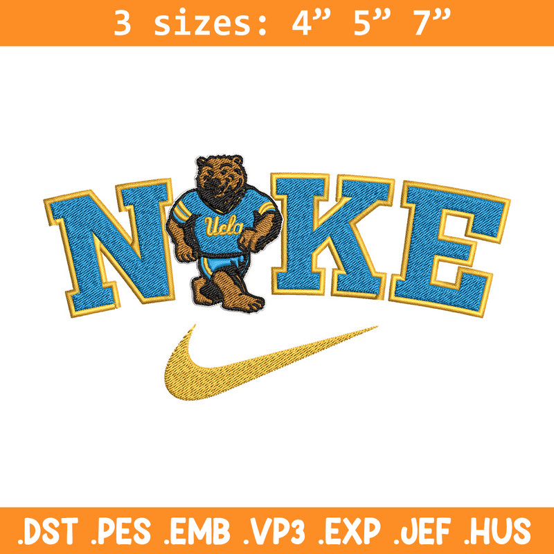 UCLA Bruins embroidery design, Sport embroidery, Nike design, Embroidery file,Embroidery shirt, Digital download.jpg